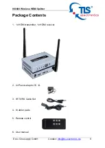 Предварительный просмотр 9 страницы TLS Electronics 860400 User Manual