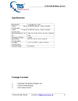 Preview for 8 page of TLS Electronics 875223 User Manual