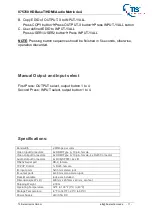 Preview for 10 page of TLS Electronics 875760 Manual