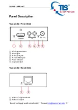 Предварительный просмотр 5 страницы TLS Electronics BL 30100 HDBaseT User Manual