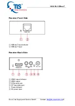 Предварительный просмотр 6 страницы TLS Electronics BL 30100 HDBaseT User Manual