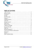 Preview for 2 page of TLS Electronics BL 60070 User Manual