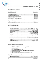 Preview for 4 page of TLS Electronics QuickControl XL Installation And User Manual