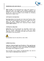 Preview for 25 page of TLS Electronics QuickControl XL Installation And User Manual