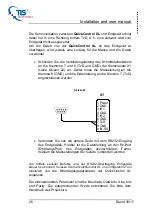 Preview for 26 page of TLS Electronics QuickControl XL Installation And User Manual