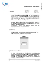 Preview for 38 page of TLS Electronics QuickControl XL Installation And User Manual