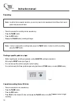 Preview for 34 page of TLS 760383 Instruction Manual