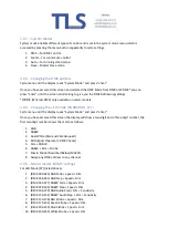 Preview for 6 page of TLS DCV-300 Manual