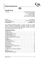 Preview for 3 page of TLS M 100 Combi Operation Manual