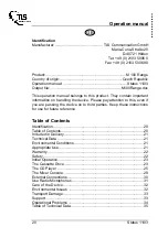 Preview for 20 page of TLS M 100 Combi Operation Manual