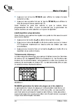 Preview for 44 page of TLS M 100 Combi Operation Manual