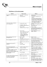 Preview for 52 page of TLS M 100 Combi Operation Manual