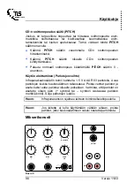 Preview for 98 page of TLS M 100 Combi Operation Manual