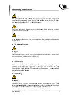 Предварительный просмотр 7 страницы TLS QuickScout A/D XL Installation And User Manual