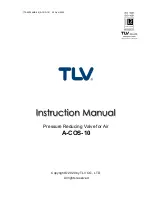 TLV A-COS-10 Instruction Manual предпросмотр