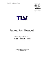 Предварительный просмотр 1 страницы TLV A46S Instruction Manual