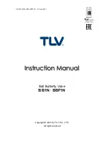 TLV BB1N Instruction Manual предпросмотр