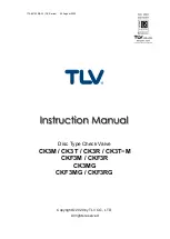 Предварительный просмотр 1 страницы TLV CK3M Instruction Manual