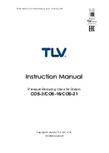 Предварительный просмотр 1 страницы TLV COS-16 Instruction Manual