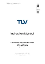 Предварительный просмотр 1 страницы TLV CT20 Instruction Manual