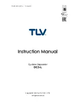 TLV DC3 Instruction Manual preview