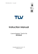 Preview for 1 page of TLV DC3A-H Instruction Manual