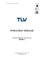 TLV DC3A-L Instruction Manual preview