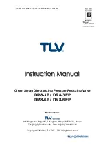 TLV DR8-3EP Instruction Manual предпросмотр