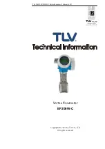 TLV EF200W-C Technical Information предпросмотр