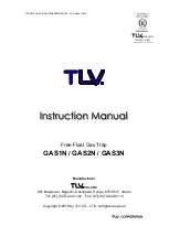 TLV GAS1N Instruction Manual preview