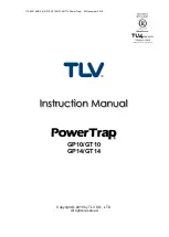 TLV GP10 Instruction Manual preview