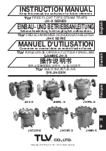 Предварительный просмотр 1 страницы TLV JH-X Series Instruction Manual