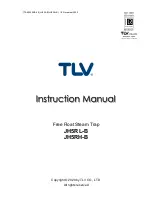 TLV JH5RH-B Instruction Manual предпросмотр