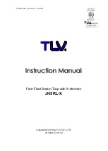 Предварительный просмотр 1 страницы TLV JH5RL-X Instruction Manual