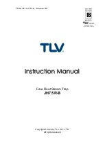 Предварительный просмотр 1 страницы TLV JH7.5R-B Instruction Manual