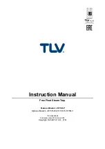 TLV JH7.5R-F Insruction Manual предпросмотр