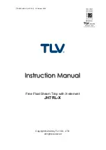 Preview for 1 page of TLV JH7RL-X Instruction Manual