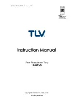 Предварительный просмотр 1 страницы TLV JH8R-B Instruction Manual