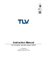 Предварительный просмотр 1 страницы TLV JH8R-X Instruction Manual