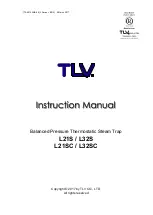 Предварительный просмотр 1 страницы TLV L21S Instruction Manual