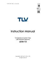 Preview for 1 page of TLV LEX8-TZ Instruction Manual