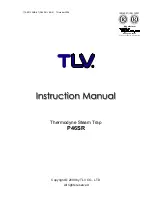 Preview for 1 page of TLV P46SR Instruction Manual