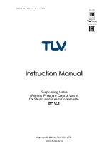 TLV PCV-1 Instruction Manual предпросмотр