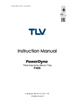 TLV PowerDyne P46S Instruction Manual предпросмотр