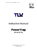 TLV PowerTrap GP10L Instruction Manual preview