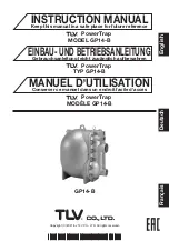 TLV PowerTrap GP14-B Instruction Manual предпросмотр