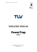 TLV PowerTrap GP5C Instruction Manual предпросмотр