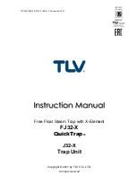 Preview for 1 page of TLV QuickTrap FJ32-X Instruction Manual