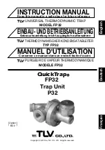 Preview for 1 page of TLV QuickTrap FP32 Instruction Manual