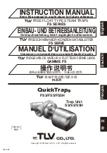 TLV QuickTrap FS Series Instruction Manual предпросмотр